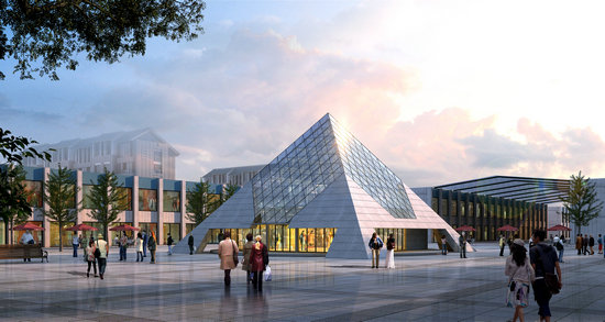 上饶金字塔网架